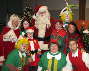 JCA Members with Santa