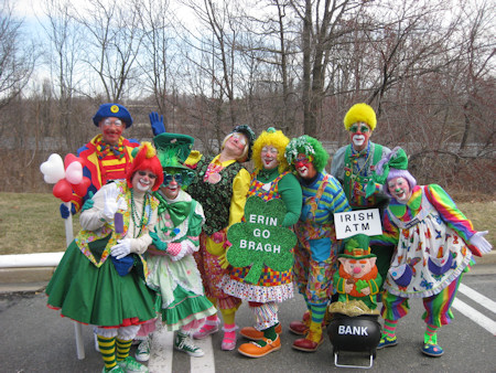 Kapitol Klowns at a parade